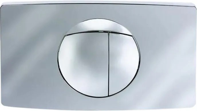 Двоен бутон ROCA / SANIT, хром