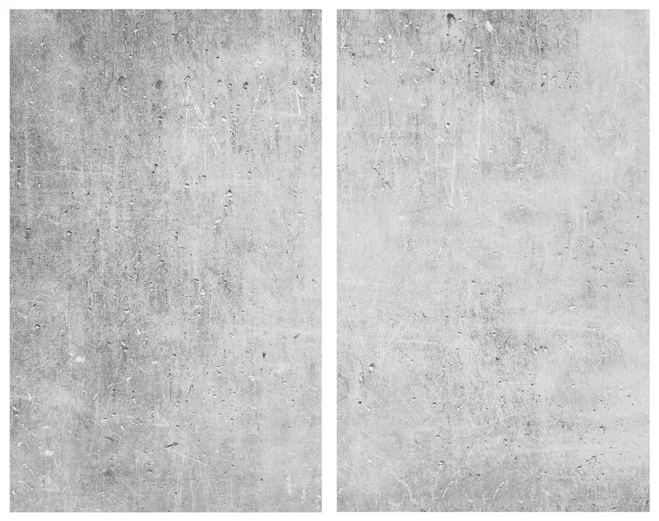 Капаци за печки от закалено стъкло в комплект от 2 броя 52x30 cm Concrete - Allstar