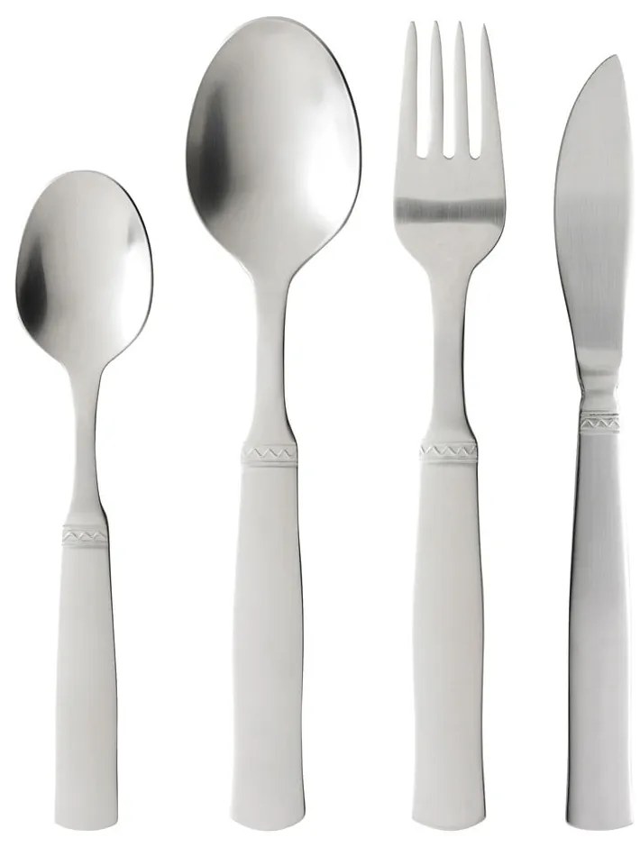 Прибори за хранене от неръждаема стомана в сребрист цвят 16 бр. Ranka – Gense