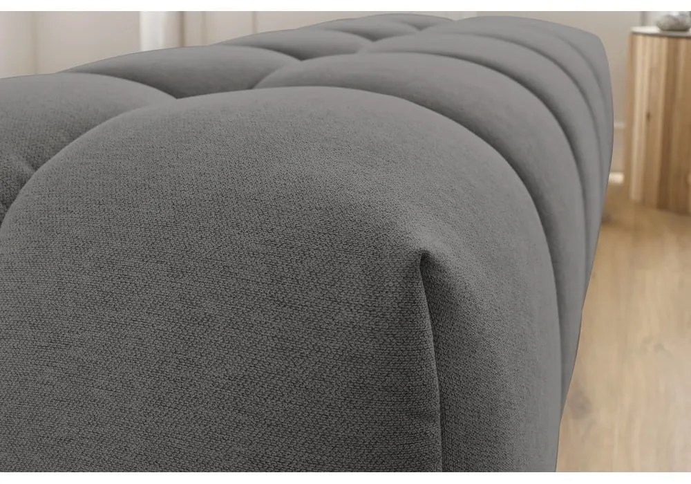 Тъмно сива табуретка за крака Mont-Blanc - Bobochic Paris