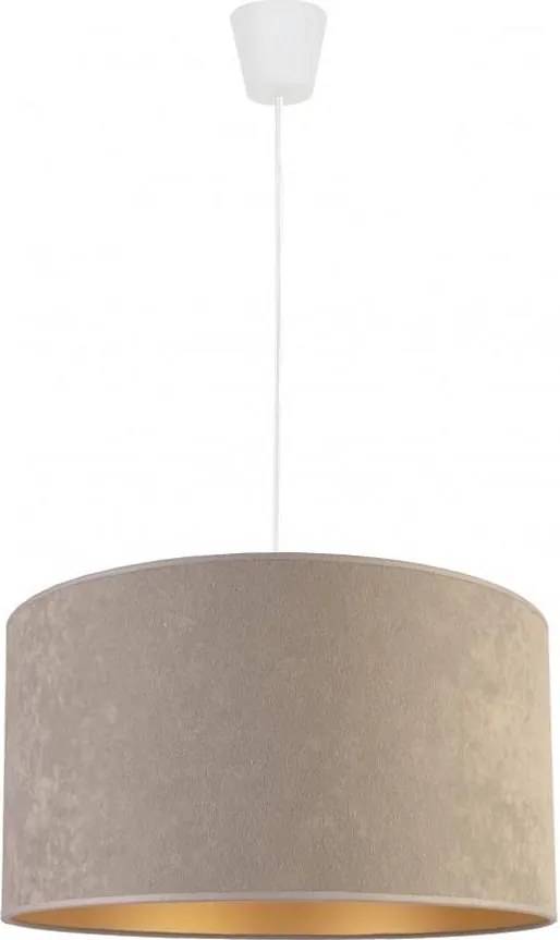 Duolla - Полилей на кабел ROLLER 1xE27/40W/230V, Ø 40 см, сив