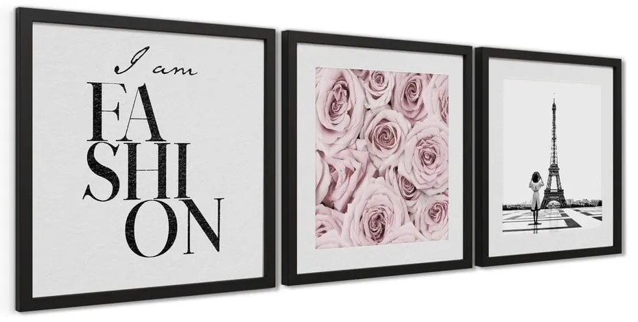 Картини в комплект от 3 бр. 30x40 cm Parisienne – Styler