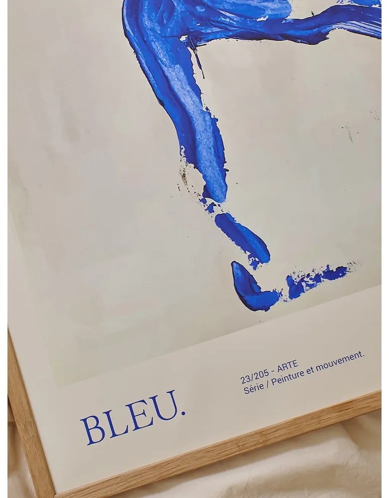 Постер 50x70 cm Bleu – Lucrecia Rey Caro – The Poster Club