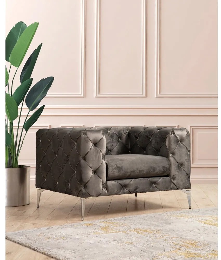 Антрацитен фотьойл Como – Artie