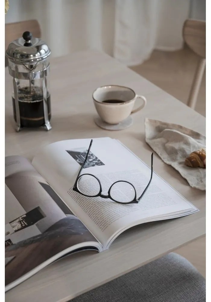 Светъл дъбов плот за удължаване на сгъваемата дъбова маса за хранене Filippa - Rowico