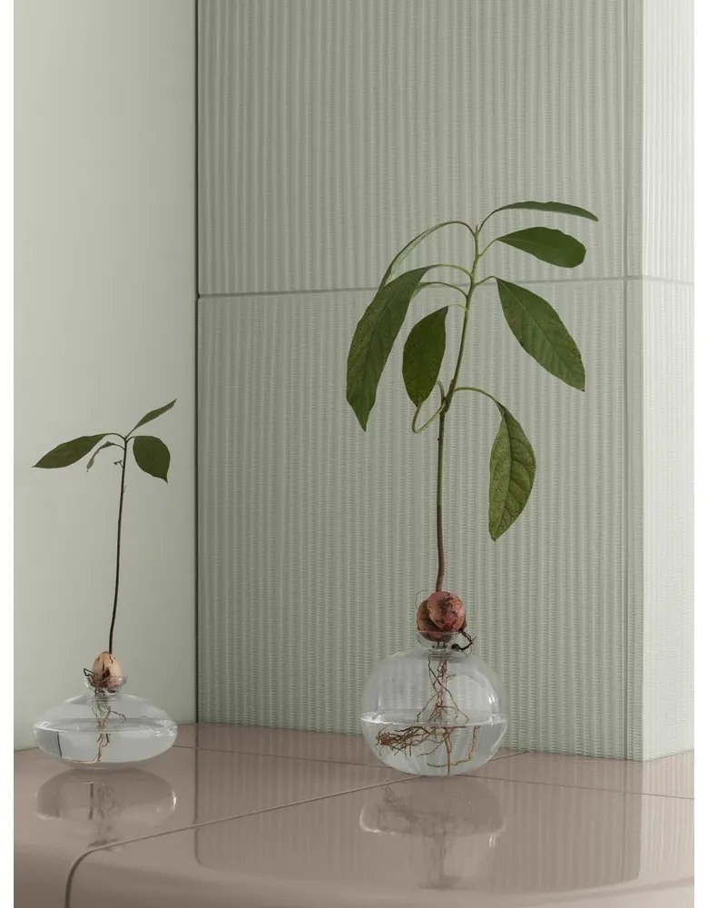 Стъклена ръчно изработена ваза (височина 9 cm) Avo – Blomus