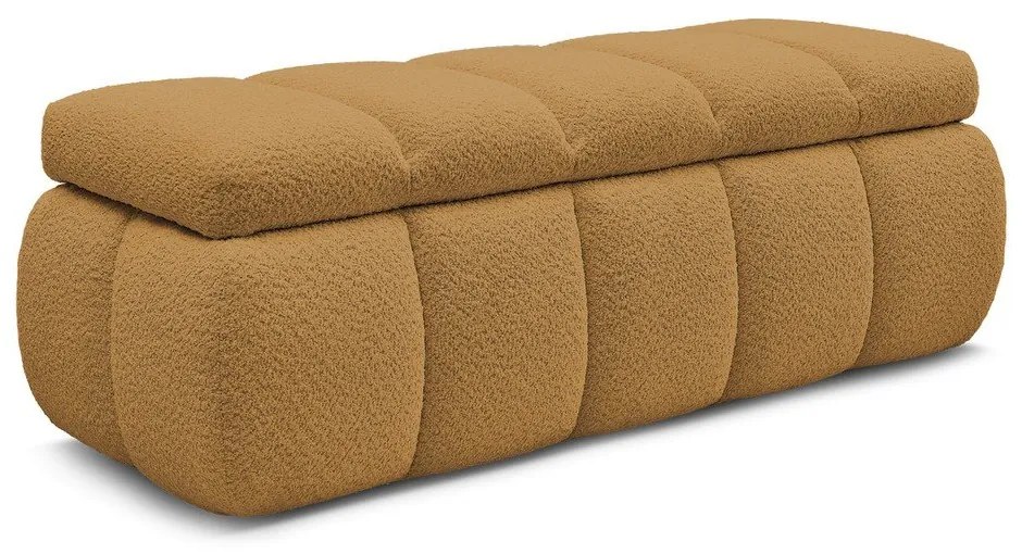 Пейка от букле в цвят жълта охра – Bobochic Paris