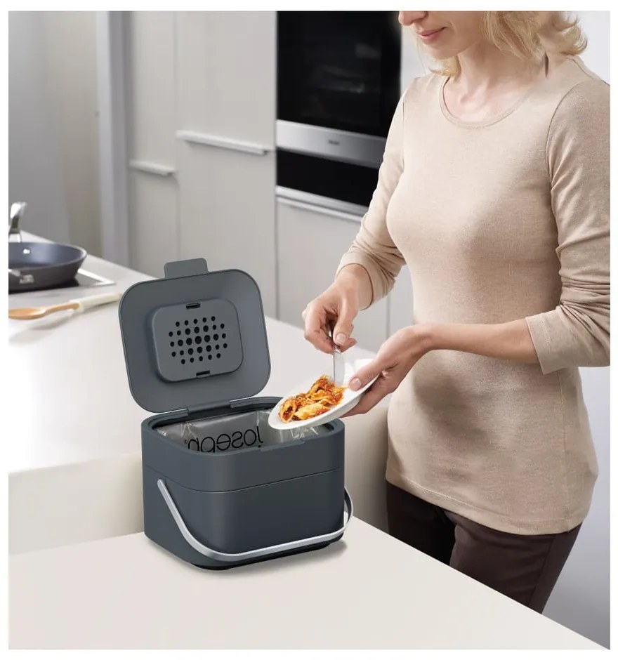 Сив контейнер за компостируеми отпадъци 4 л Intelligent Waste - Joseph Joseph