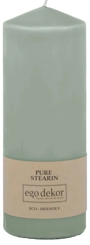 Тюркоазено синя свещ Връх, време за горене 50 ч. Eco - Eco candles by Ego dekor