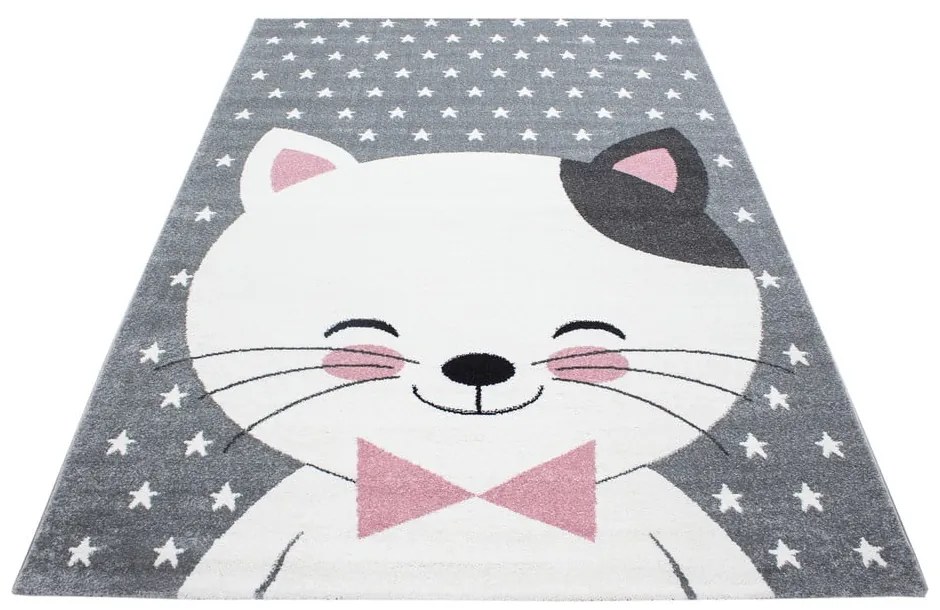 Розово-сив детски килим 140x200 cm Kids – Ayyildiz Carpets