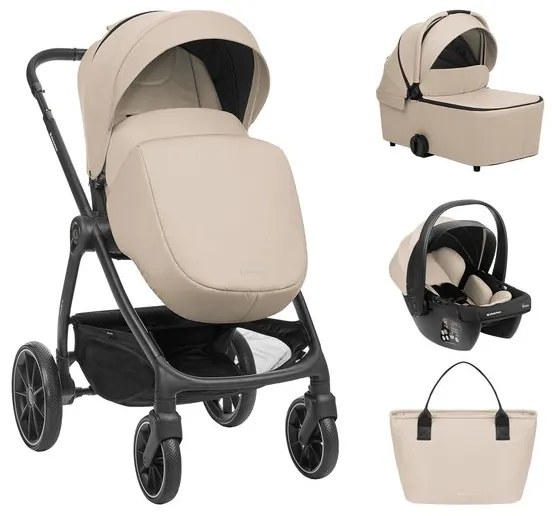 Бебешка количка 3в1 Modena KIKKABOO - Beige