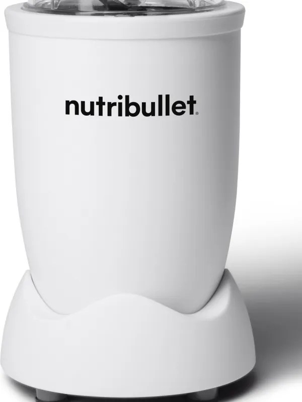 Блендер Nutribullet Pro NB907MAW, 900W, 700/900 мл, Тритан, Неръждаема стомана, Без BPA, Бял мат