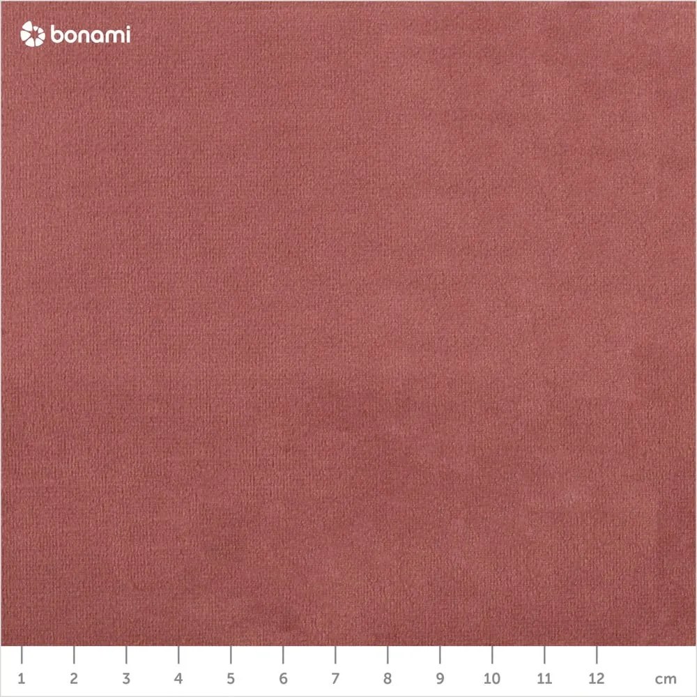 Розово двойно тапицирано легло с място за съхранение с включена подматрачна рамка 160x200 cm Elio – Milo Casa