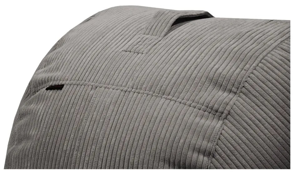 Пуф от рипсено кадифе в тухлен цвят Roll 105 – SLOWDOWN