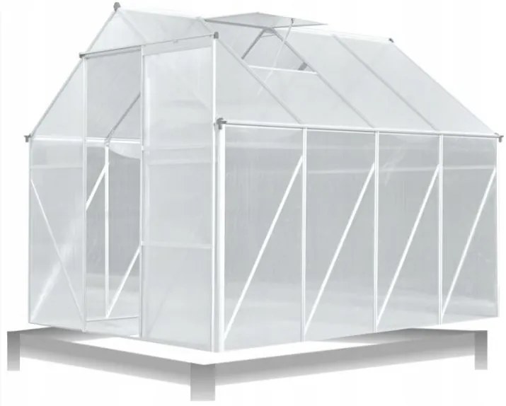 Поликарбонатна оранжерия 2,5x1,9x1,95m