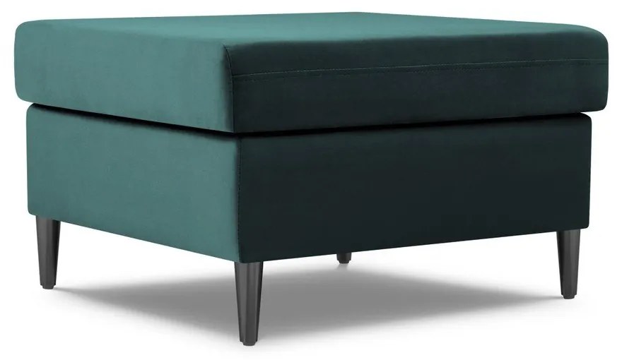 Кадифена табуретка в петролен цвят Kyoto – Cosmopolitan Design