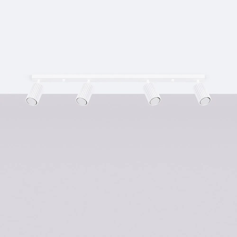 Бял прожектор 6,5x81 cm Gleam – Sollux