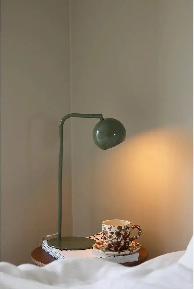 Зелена настолна лампа с метален абажур (височина 39,5 cm) Pop – Markslöjd