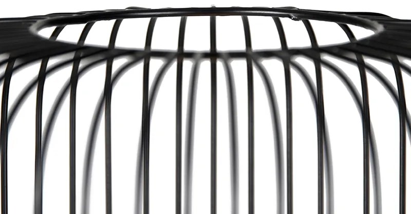 Дизайнерски подов аплик черен със злато - Mayelle