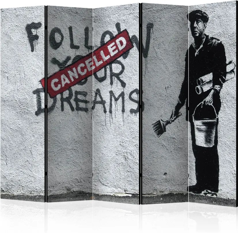 Разделител от 5 части - Dreams Cancelled (Banksy) II [Разделители на стаи]