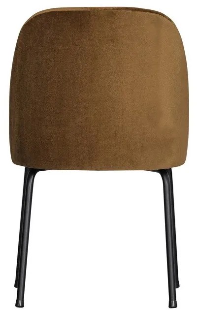 Кадифени трапезни столове в комплект 2 бр. в цвят горчица Vogue – WOOOD