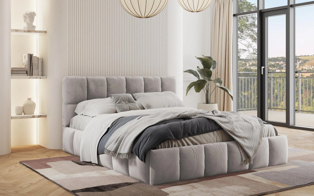 Тапицирана спалня за матрак 180/200 Фиорела