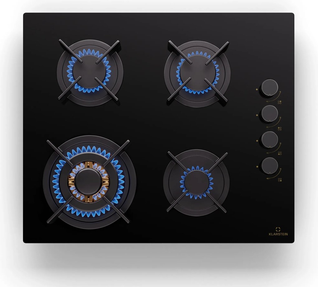 Klarstein Goldflame 4, газов плот, 4 горелки