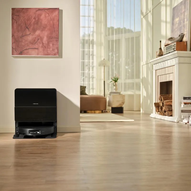 Прахосмукачка робот с AI Roborock Saros 10R, 65W, 22000 Pa, 270 мл, SMART, Сухо и мокро почистване, LiDAR, StarSight, 180 мин автономност, Черен