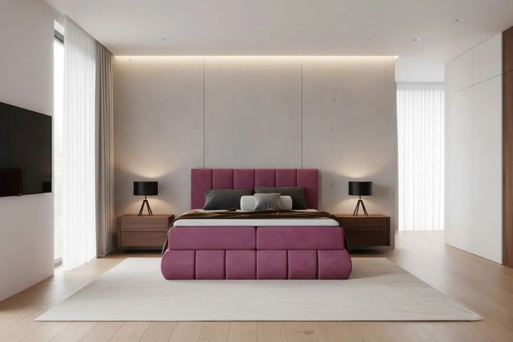 Тапицирано легло Venezia-Roz-120 x 200