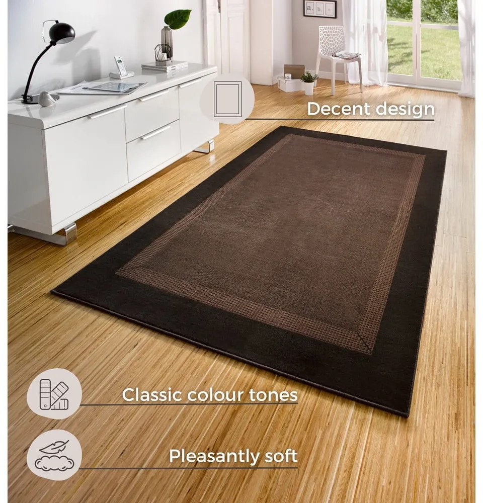 Кафяв килим , 120 x 170 cm Basic - Hanse Home