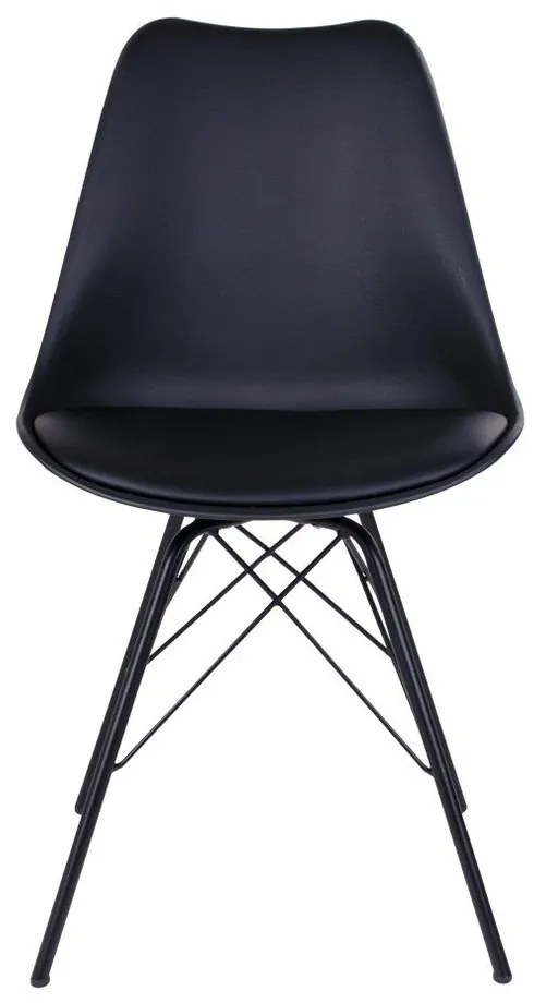 Черни трапезни столове в комплект от 2 броя Oslo - House Nordic