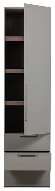 Сив модулен гардероб 55x210 cm Rens - WOOOD