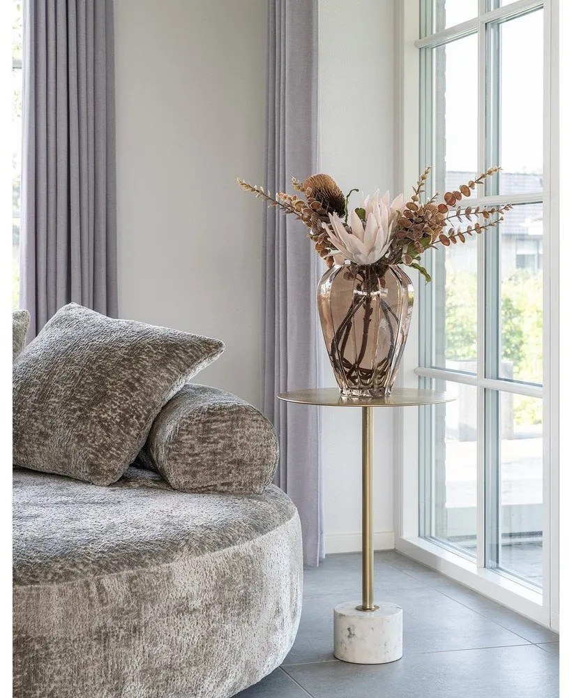 Метална кръгла странична масичка ø 41 cm Lecco – House Nordic