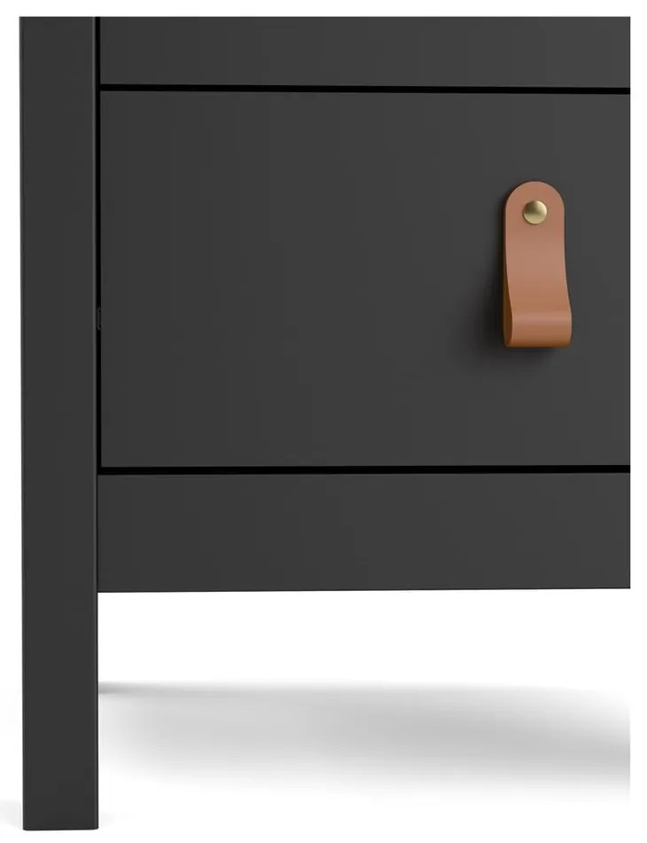 Черно нощно шкафче Madrid - Tvilum