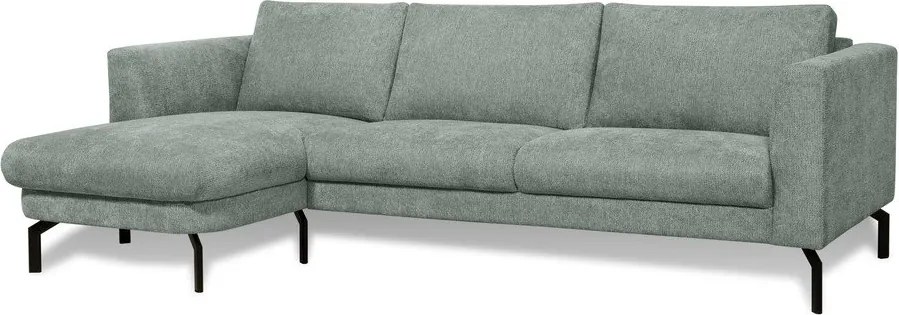 Светлосив ъглов диван (ляв ъгъл) Gomero – Scandic