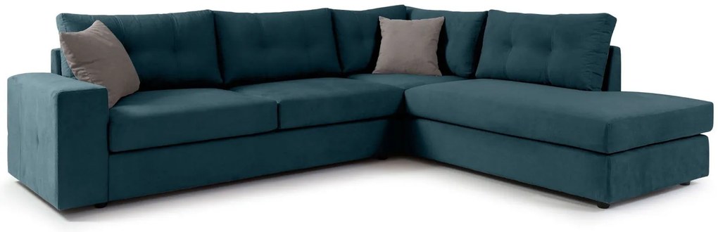 Ъглов диван Hanson-Petrol-Right