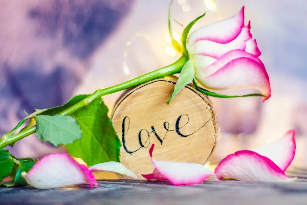 Картина на платно – Романтично признание Love
