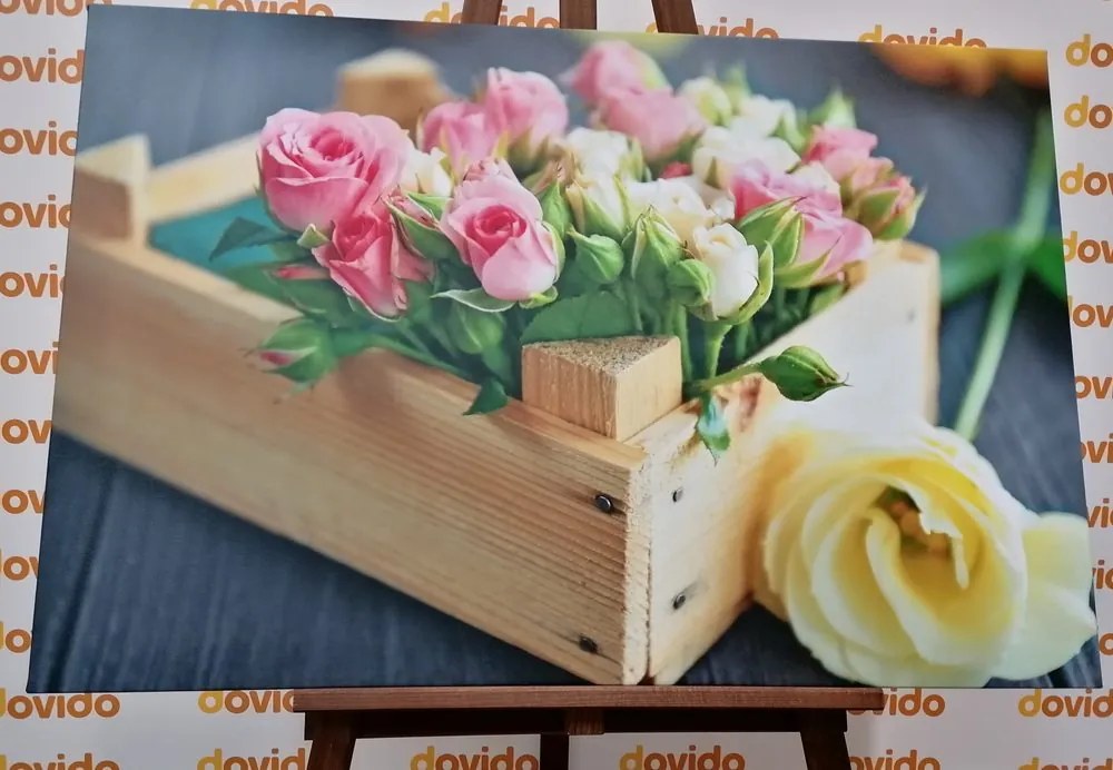 Картина на платно – Нежна цветна композиция