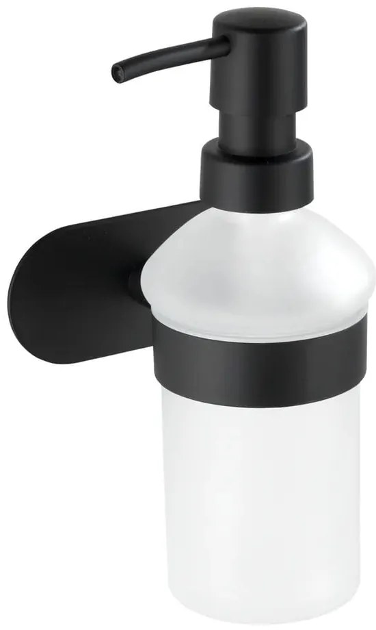 Матово черен комплект самозалепващи аксесоари за баня от неръждаема стомана Orea - Wenko