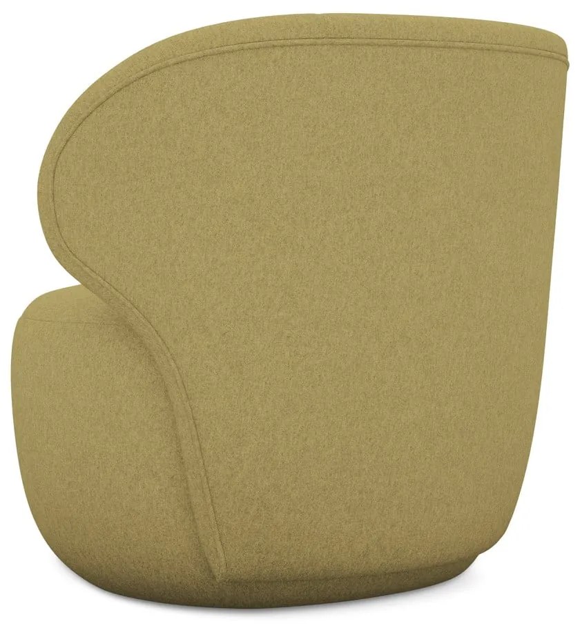 Кресло в цвят горчица Kama – Makamii