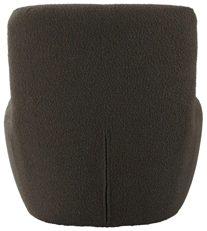 Кресло от плат букле в сиво и кафяво Ada – Leitmotiv