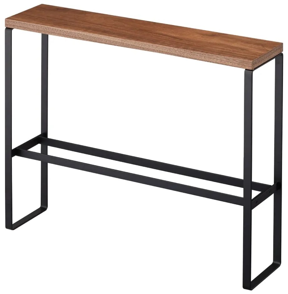 Метална поставка за чехли в черно-природен цвят Tower - YAMAZAKI