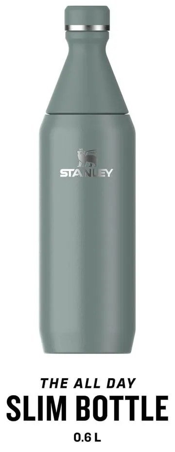 Зелена бутилка от неръждаема стомана 600 ml All Day Slim – Stanley