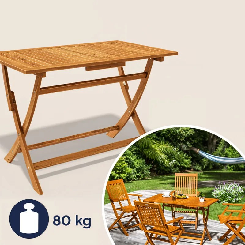 Градински комплект за 4 лица Sydney Komfort от акациева дървесина