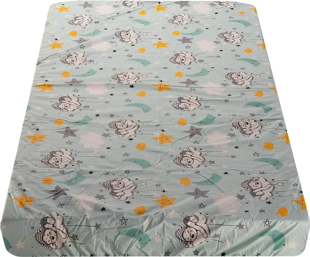Детски чаршаф с ластик Medico Sleepy Bear