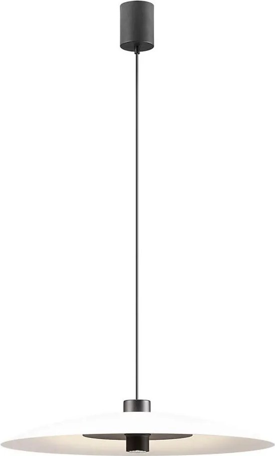 Redo 01-3018 - LED полилей на кабел LARS LED/14W/230V+LED/10W Ø 60 см CRI90 бял