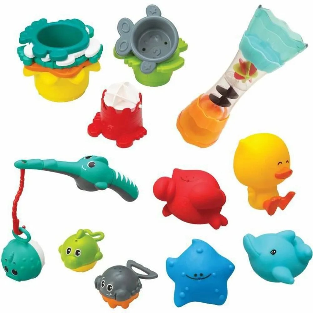 Комплект Играчки за Баня Infantino Bath Set 17 Части воден