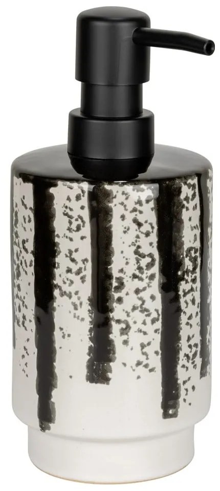 Черно-бял керамичен диспенсер за сапун 340 ml Subiza – Wenko