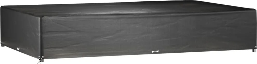 3155367 vidaXL Калъф градинска мебел 2 бр 16 капси 325x205x60 см правоъгълни
