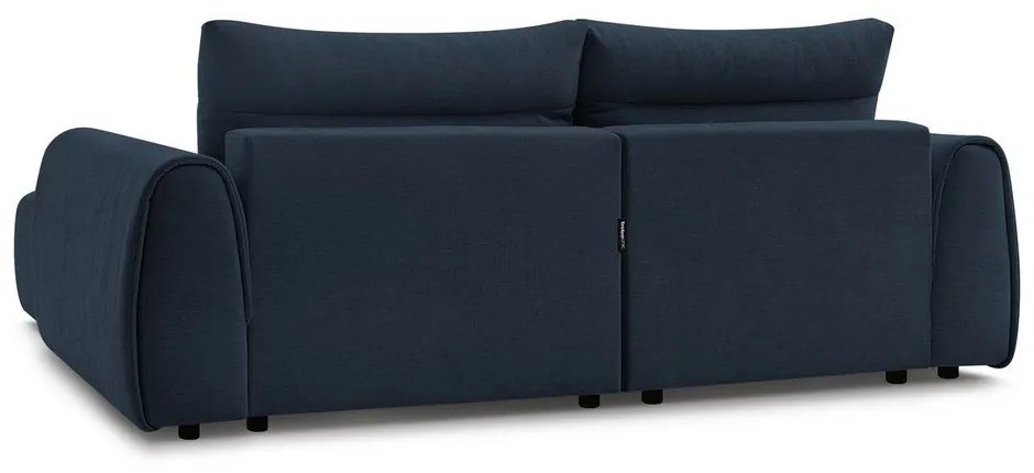 Тъмносин ъглов диван Aden – Bobochic Paris